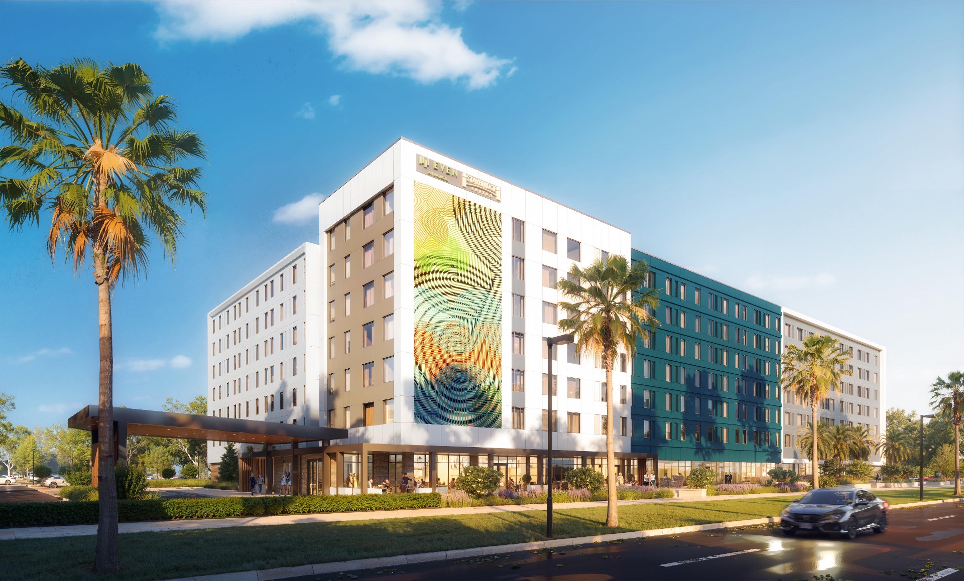 EVEN Hotel and Staybridge Suites on Universal Blvd in Orlando, Florida, a Mills & Nebraska portfolio project