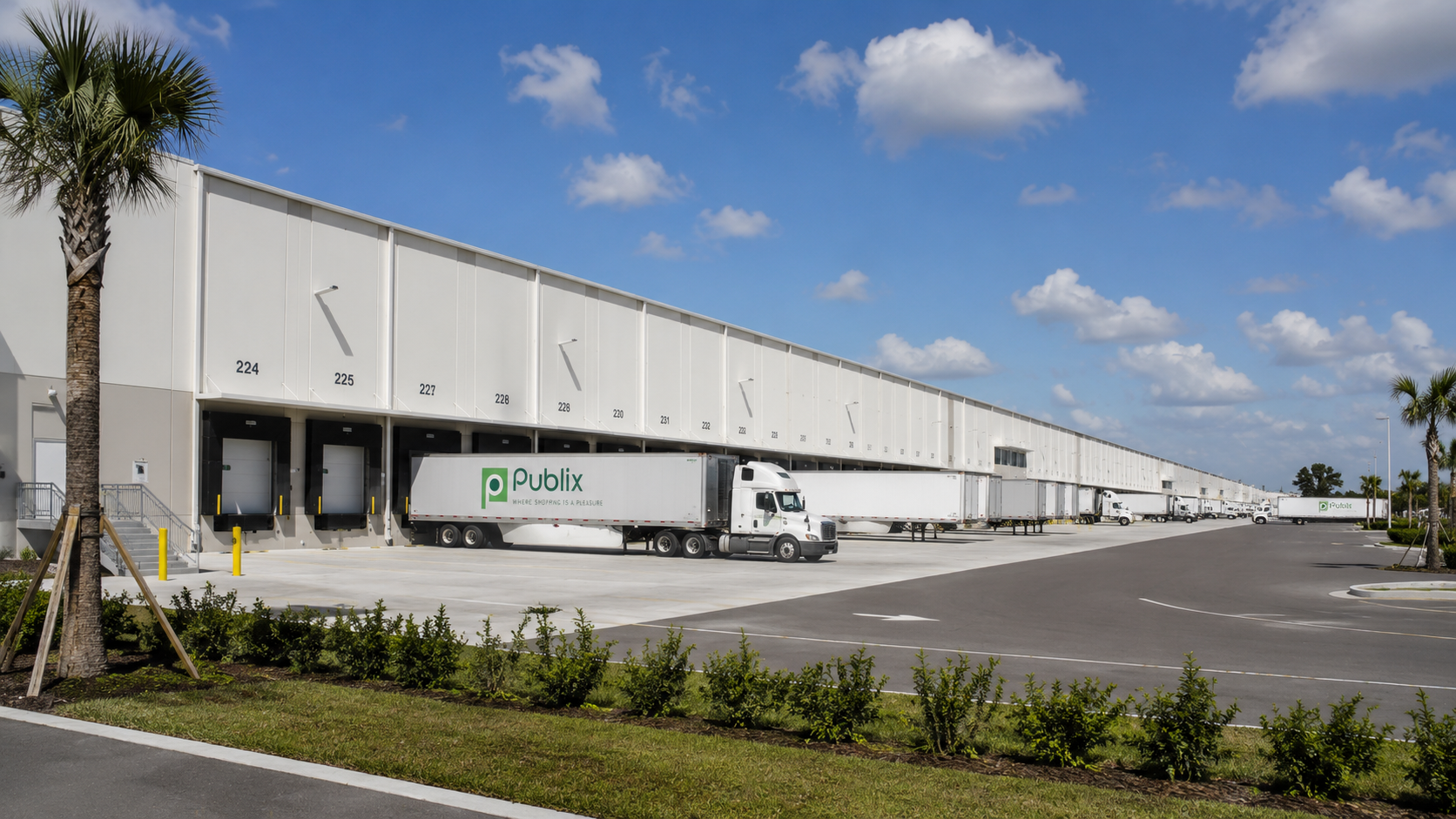 Publix distribution center expansion in Boynton Beach, Florida, a Mills & Nebraska portfolio project